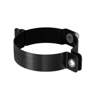 BRYZA STAL Obejma rury spustowej 90 mm - CZERŃ